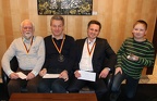 Sieger Doppelkopf; Jürgen Rudolph (2.), Jens Dehmel (1.), Daniel Wanzek (3.), Alexander May (Schnecke)